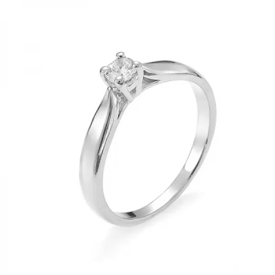 Klasický prsteň s diamantom 0.25 ct